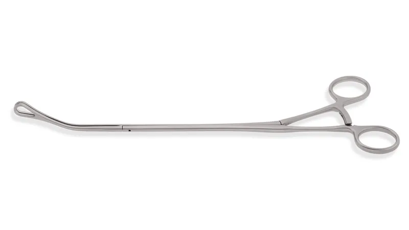 Curved double-hinged VATS instrument 